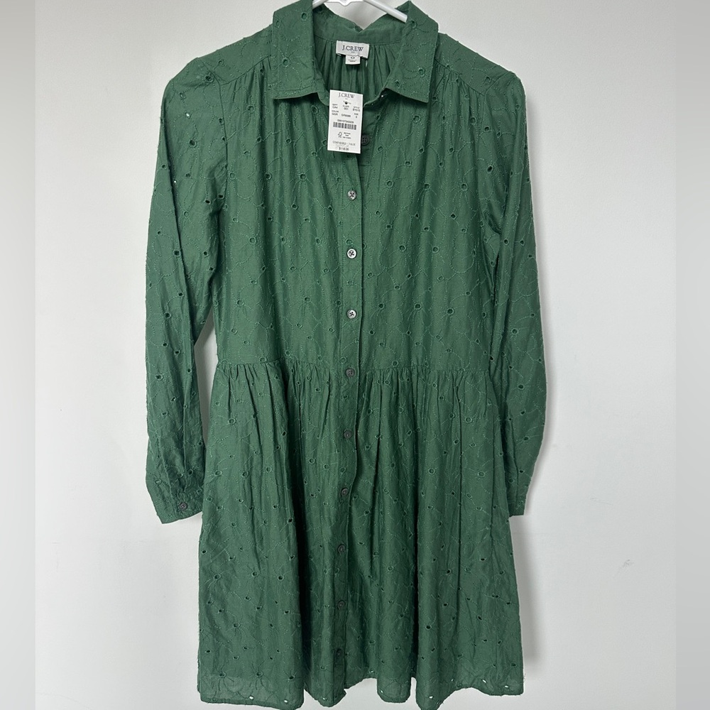 BRAND NEW J.Crew Factory Eyelet Dress in size 0